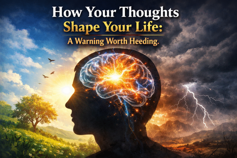 How Your Thoughts Shape Your Life: A Warning Worth Heeding