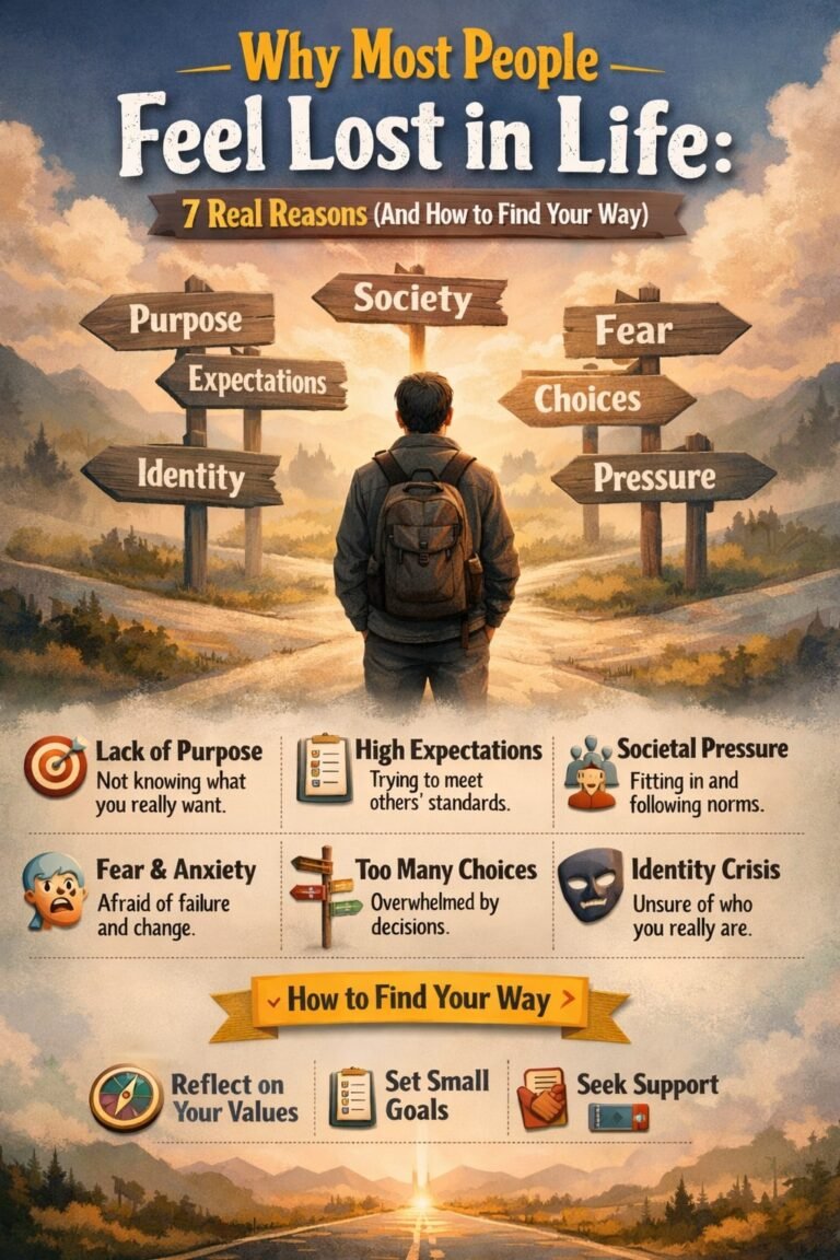 Why Most People Feel Lost in Life: 7 Real Reasons (And How to Find Your Way)
